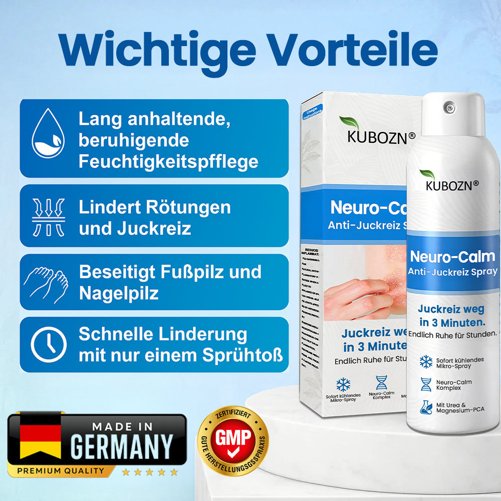 3-Minuten Linderung⚡KUBOZN® Magnesium Kräuter-Spray für Psoriasis-neigende Haut