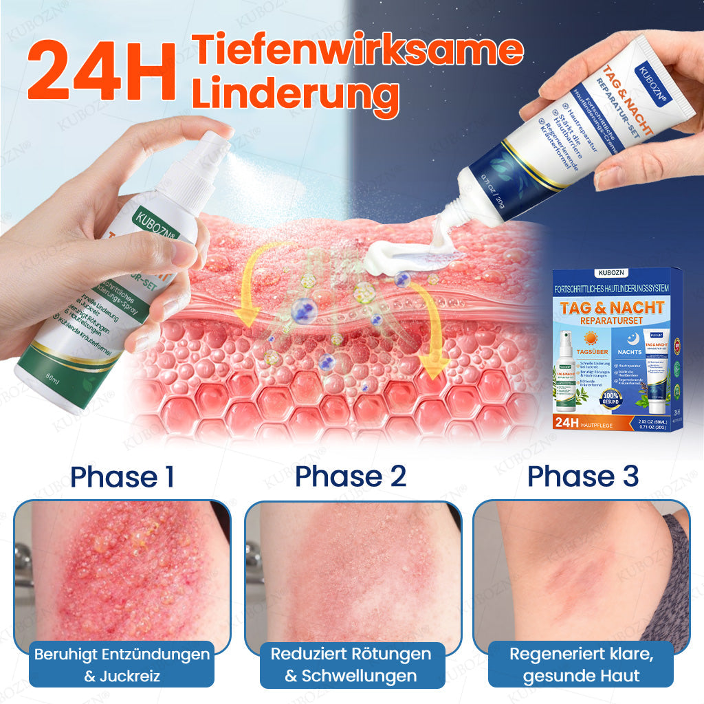 KUBOZN® Eczem & Neurodermitis Set – 24h Pflege bei Juckreiz, Rötungen & geschädigter Haut (offer)