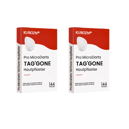 KUBOZN® Pro MicroDarts TAG'Gone Hautpflaster zur Skin-Tag-Entfernung  🅱︎