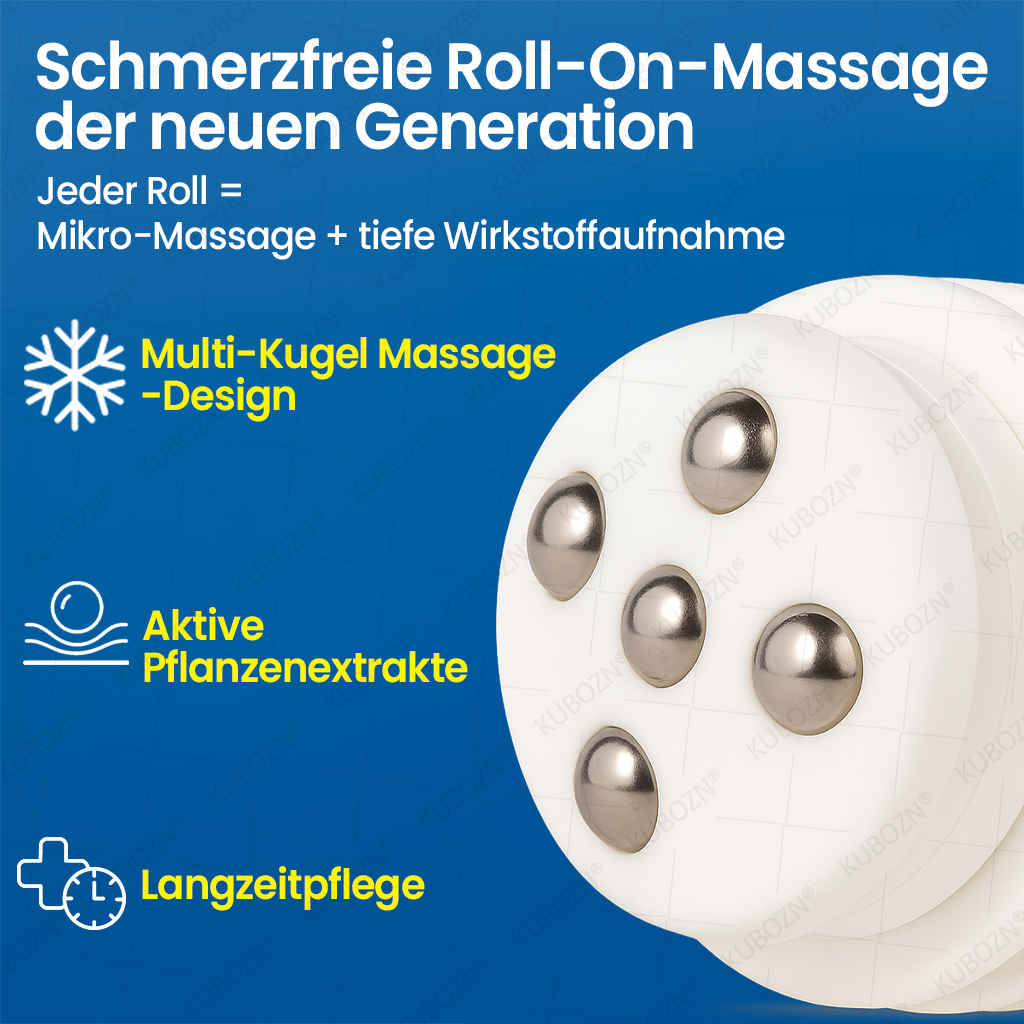 ❄️ KUBOZN® Ice-Cool Multi-Ball Roll-On – Schwellungen weg in Minuten, spürbar leichte Beine