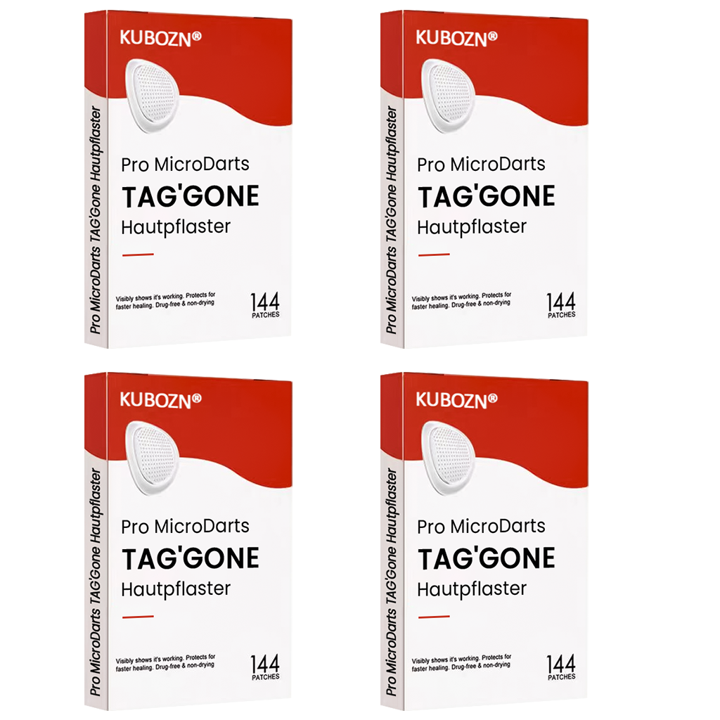 KUBOZN® Pro MicroDarts TAG'Gone Hautpflaster zur Skin-Tag-Entfernung  🅱︎
