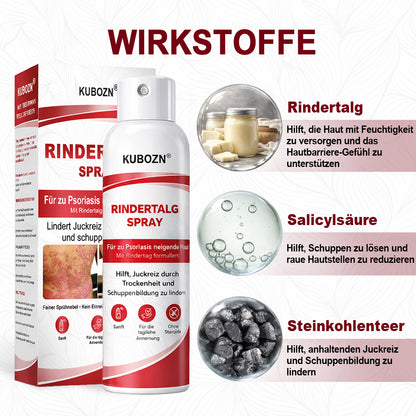 KUBOZN® Rindertalgspray für juckende, schuppige Psoriasis-Haut