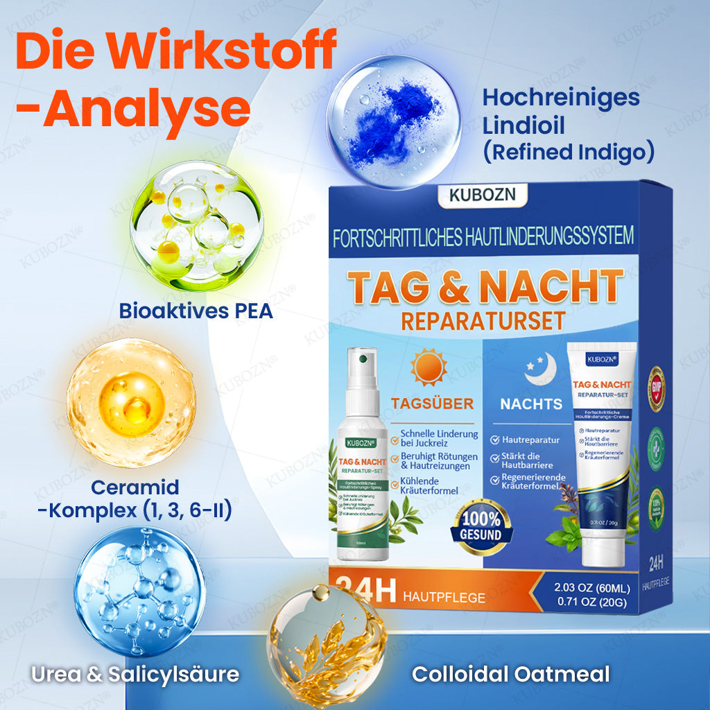 KUBOZN® Eczem & Neurodermitis Set – 24h Pflege bei Juckreiz, Rötungen & geschädigter Haut (offer)