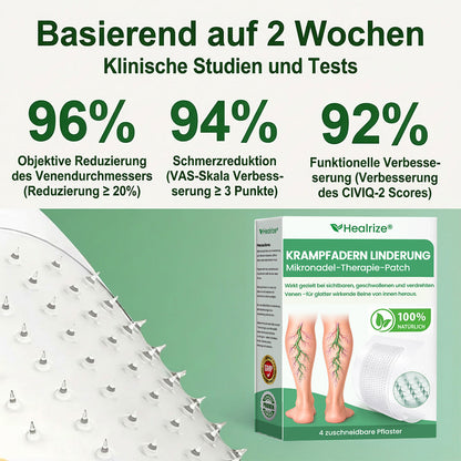Healrize® VeinEase Mikronadel-Technologie⚡Spürbare Wirkung in Tagen – nachhaltige Verbesserung