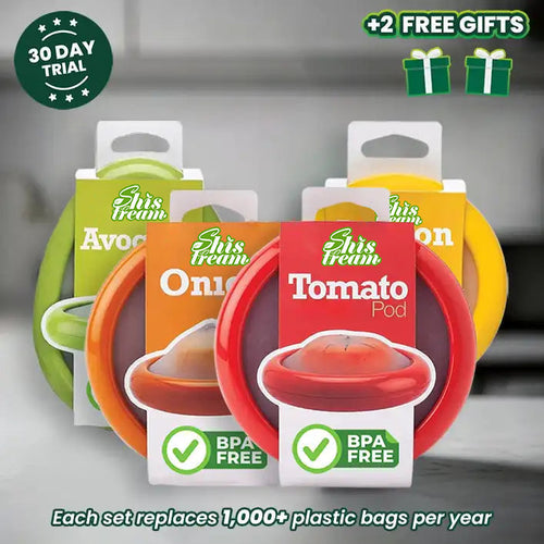 Silikon-Stretch-Pods 🍅🥑 Halten Sie Ihr Obst und Gemüse mit diesen Stretch-Pods frisch! (Angebot)