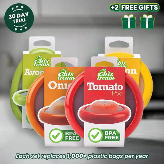 Silikon-Stretch-Pods 🍅🥑 Halten Sie Ihr Obst und Gemüse mit diesen Stretch-Pods frisch! (Angebot)