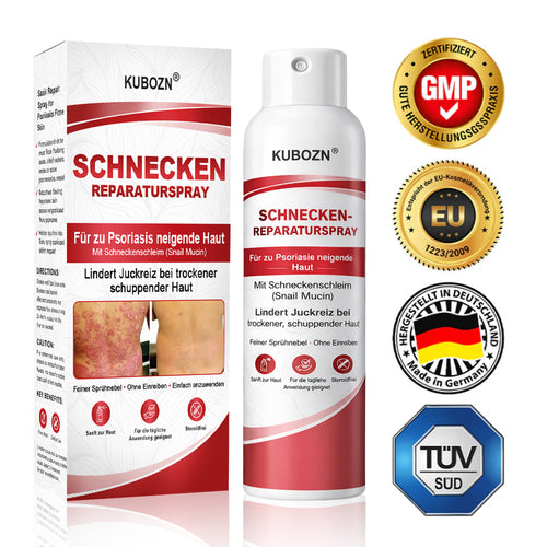 KUBOZN® Schnecken-Reparaturspray für juckende, schuppige Psoriasis-Haut 1