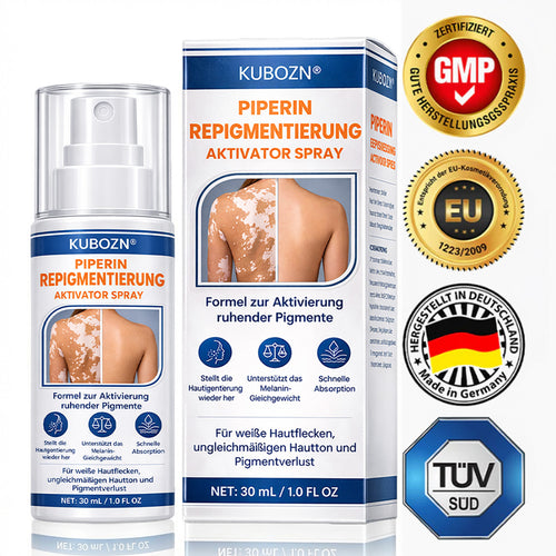 ⚡KUBOZN® Piperin-Repigment-Aktivator-Spray zur Reaktivierung ruhender Pigmentzellen und zur Wiederherstellung der natürlichen Hautfarbe