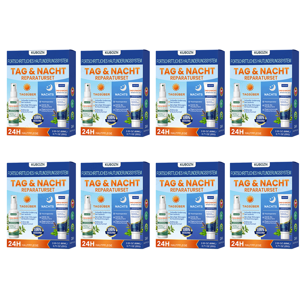 KUBOZN® Psoriasis Tag & Nacht System – 100% steroidfrei gegen Schuppen & Plaque (offer)