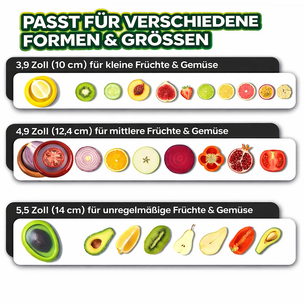 Silikon-Stretch-Pods🍅🥑 Halten Sie Ihr Obst und Gemüse mit diesen Stretch-Pods frisch!