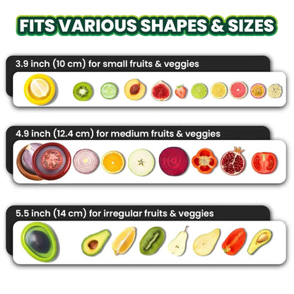 Silikon-Stretch-Pods 🍅🥑 Halten Sie Ihr Obst und Gemüse mit diesen Stretch-Pods frisch! (Angebot)