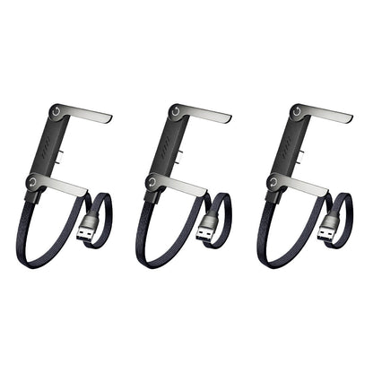 🥇KUBOZN® 2-in-1 Unsichtbares Ladekabel mit Halterung – 240-W-Schnellladekabel mit integrierter Handyhalterung (Angebot)