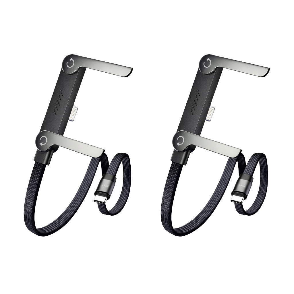 🥇KUBOZN® 2-in-1 Unsichtbares Ladekabel mit Halterung – 240-W-Schnellladekabel mit integrierter Handyhalterung (Angebot)