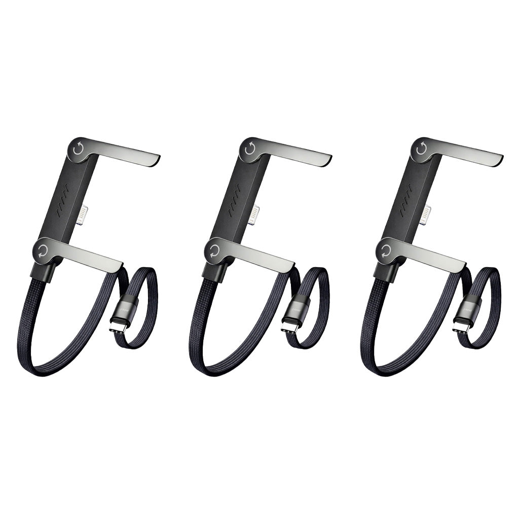 🥇KUBOZN® 2-in-1 Unsichtbares Ladekabel mit Halterung – 240-W-Schnellladekabel mit integrierter Handyhalterung (Angebot)