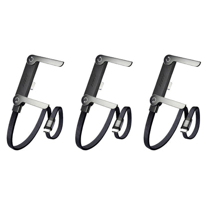 🥇KUBOZN® 2-in-1 Unsichtbares Ladekabel mit Halterung – 240-W-Schnellladekabel mit integrierter Handyhalterung (Angebot)