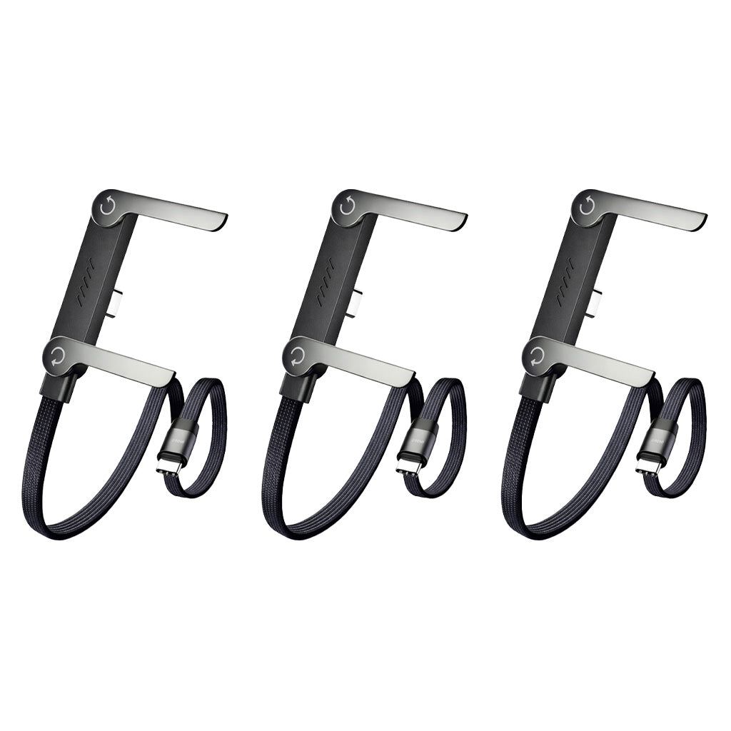 🥇KUBOZN® 2-in-1 Unsichtbares Ladekabel mit Halterung – 240-W-Schnellladekabel mit integrierter Handyhalterung (Angebot)
